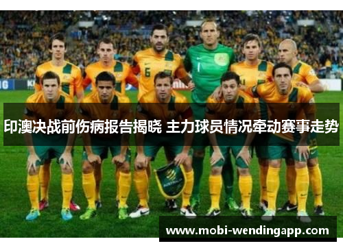 印澳决战前伤病报告揭晓 主力球员情况牵动赛事走势