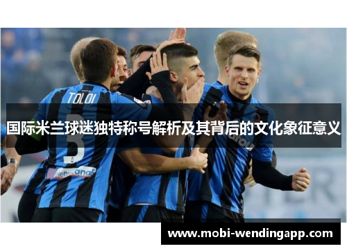 国际米兰球迷独特称号解析及其背后的文化象征意义